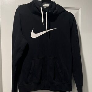 Nike Men's Black and White Hoodie